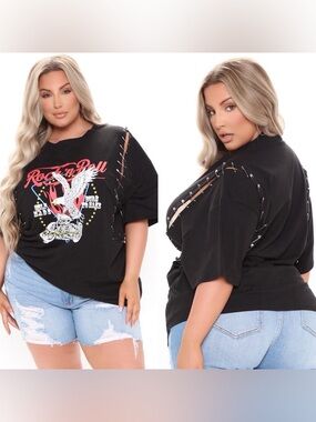 FN Rock n Roll Graphic Tee-1X